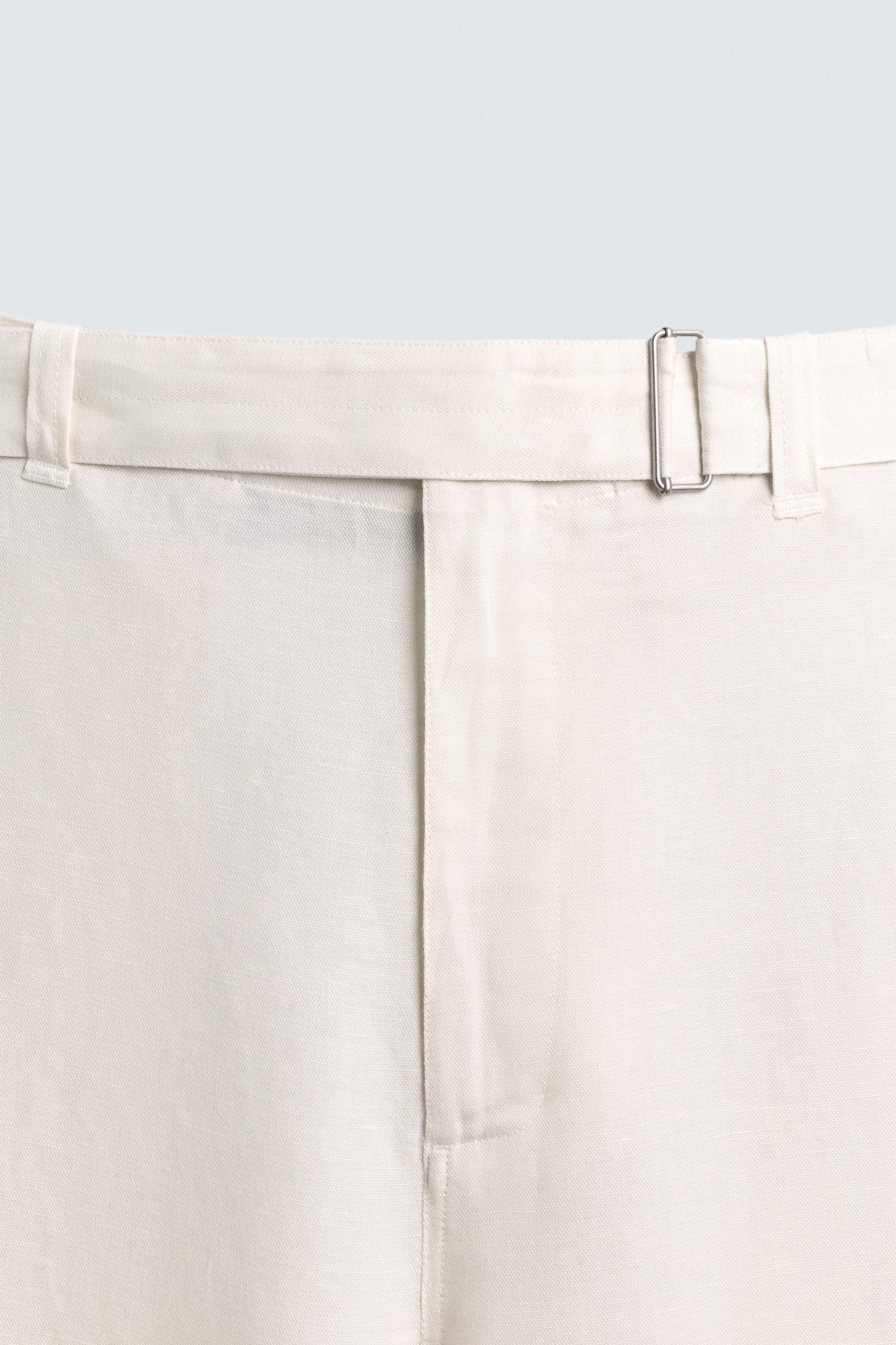 PANTALON RELAXED FIT VISCOSE - LIN CEINTURE